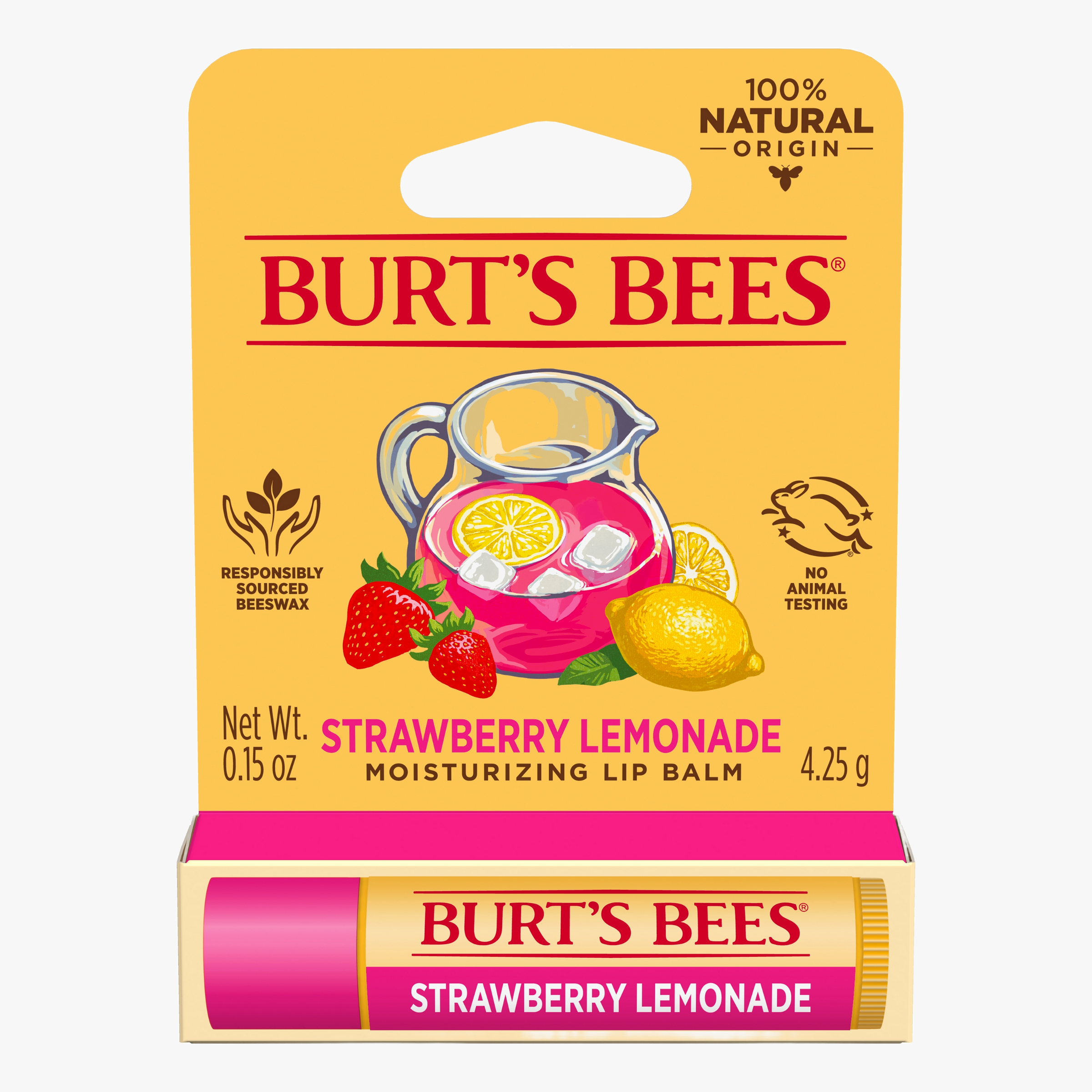 Burt's Bees Strawberry Lemonade Lip Balm 4.25g