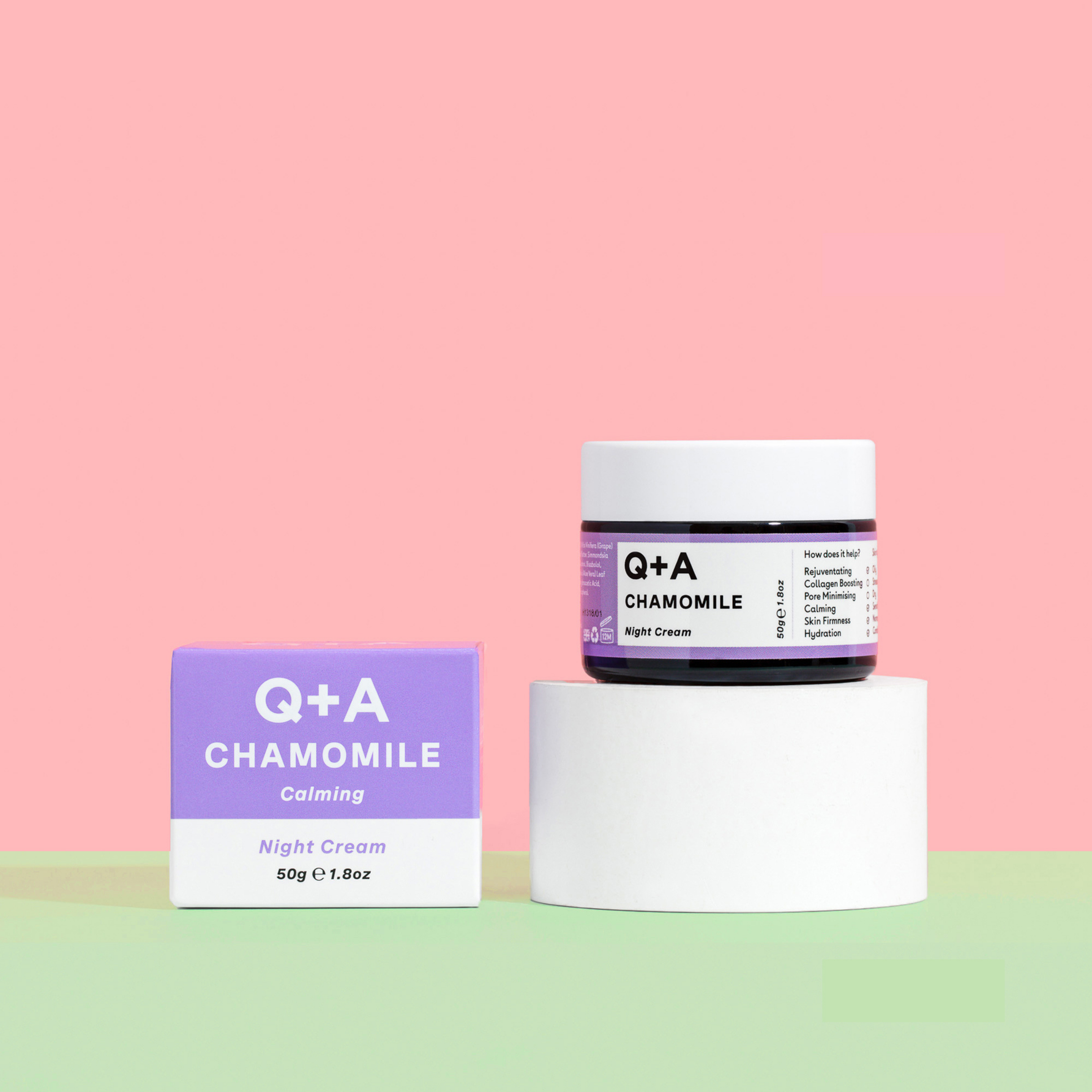 Q+A Chamomile Night Cream 50g