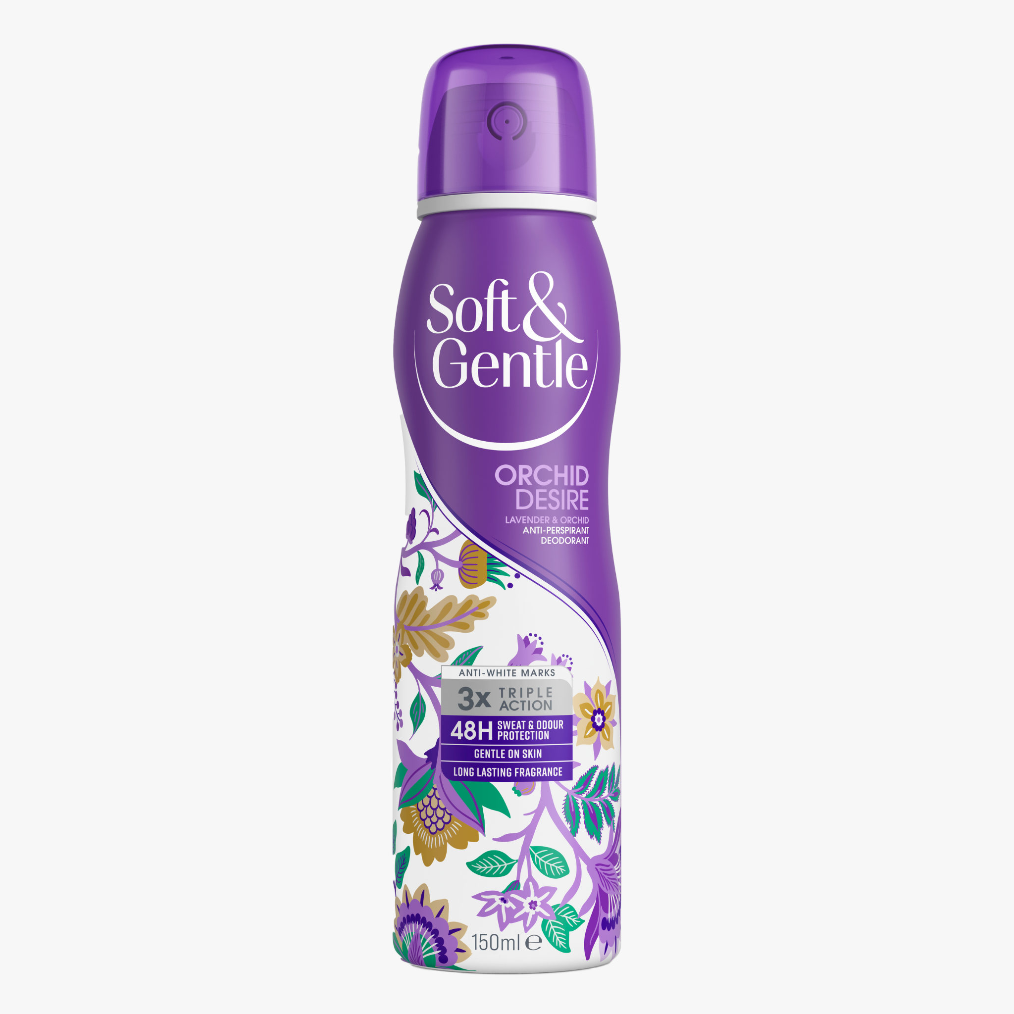 Soft & Gentle Anti-Perspirant Spray Orchid Desire 150ml