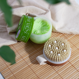 Tropical Fruit Coconut & Lime Body Scrub & Brush Set 150g