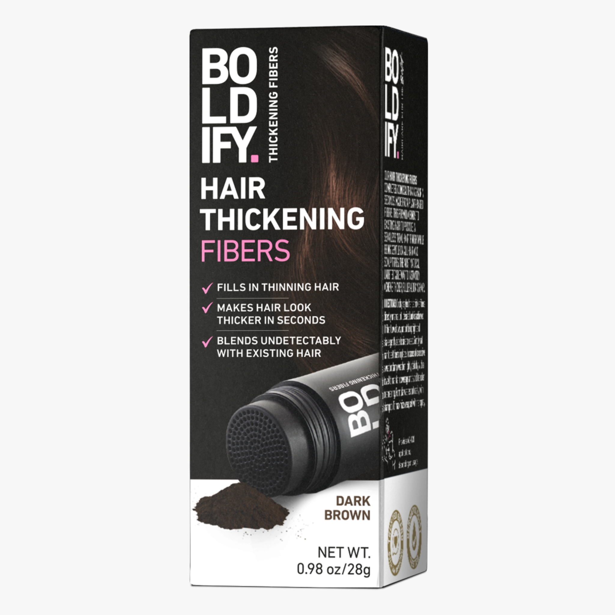 Boldify Hair Fibers Dark Brown 28g