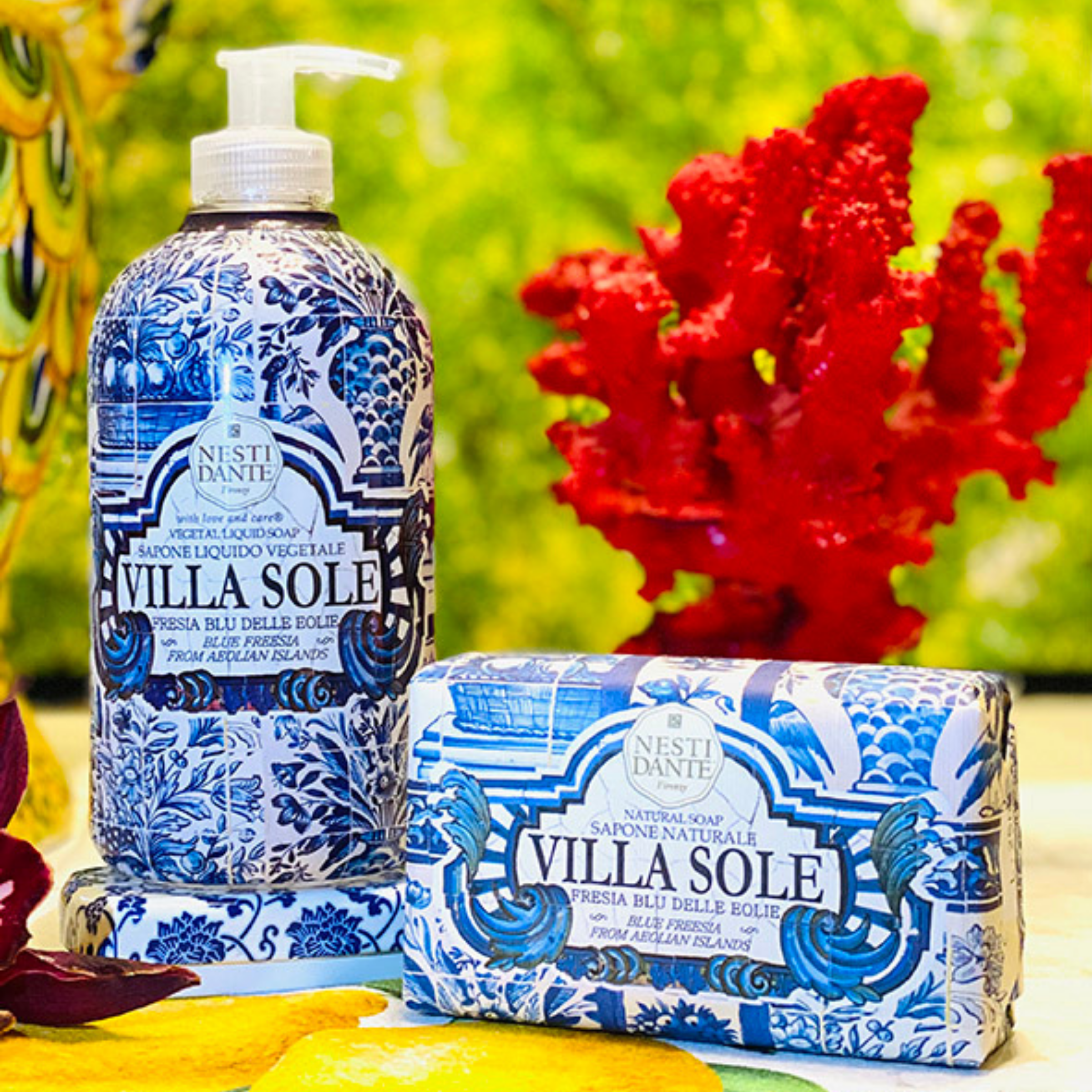 Nesti Dante Soap Villa Sole Blue Freesia from Aeolian Islands 250g