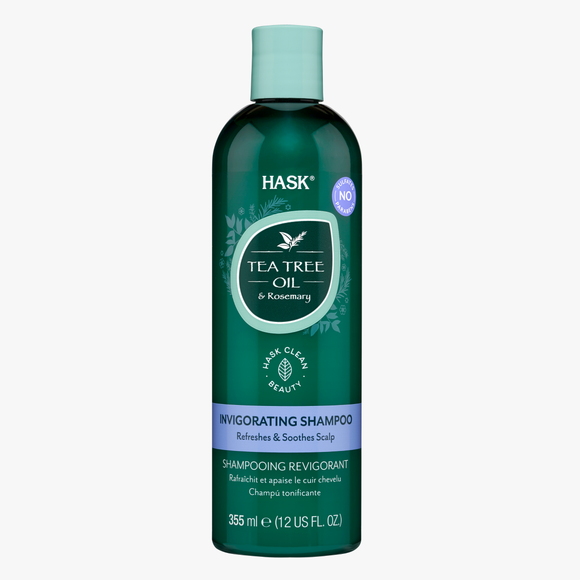 Hask Tea Tree Oil & Rosemary Invigorating Shampoo 355ml