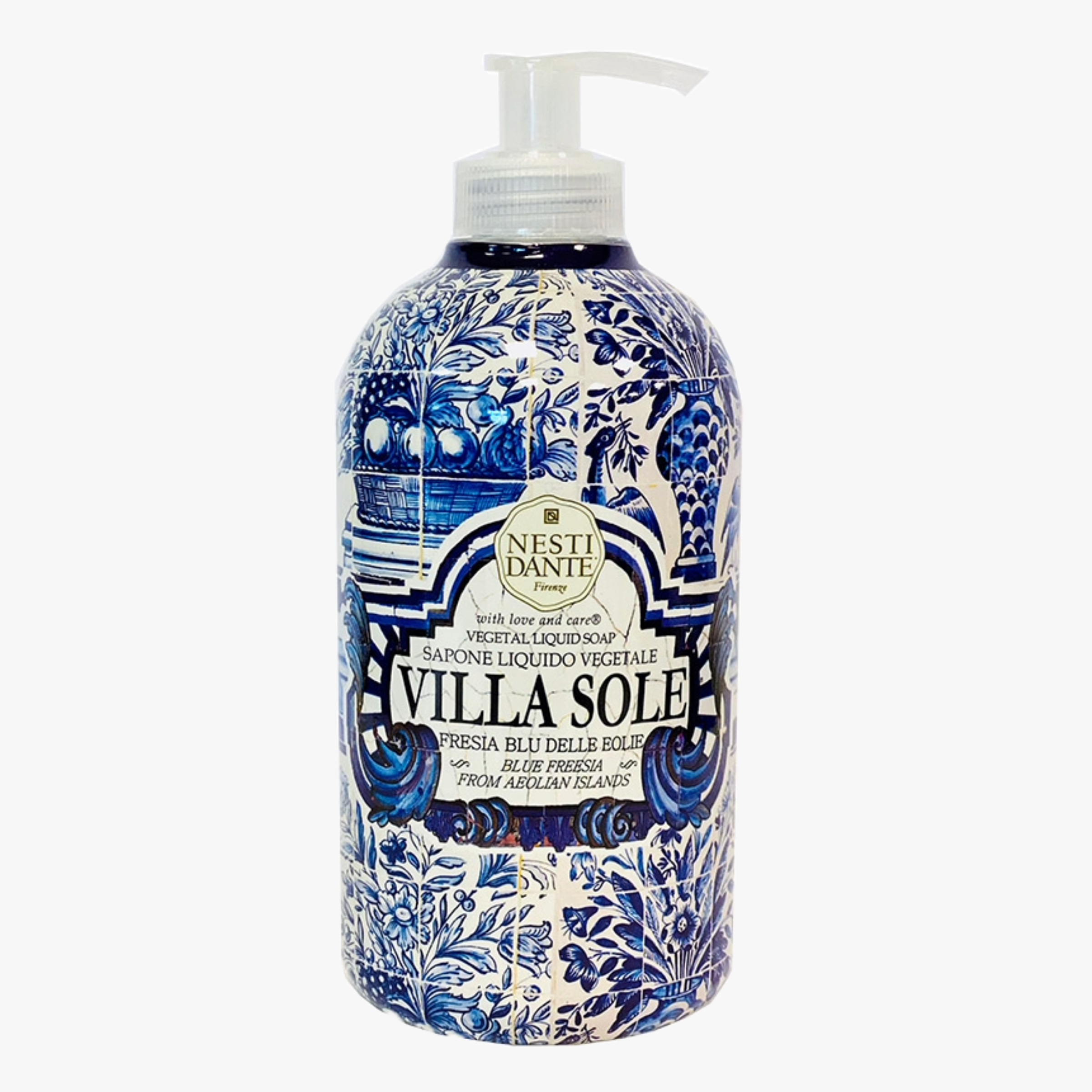 Nesti Dante Villa Sole Blue Freesia from Aeolian Islands Liquid Soap 500ml