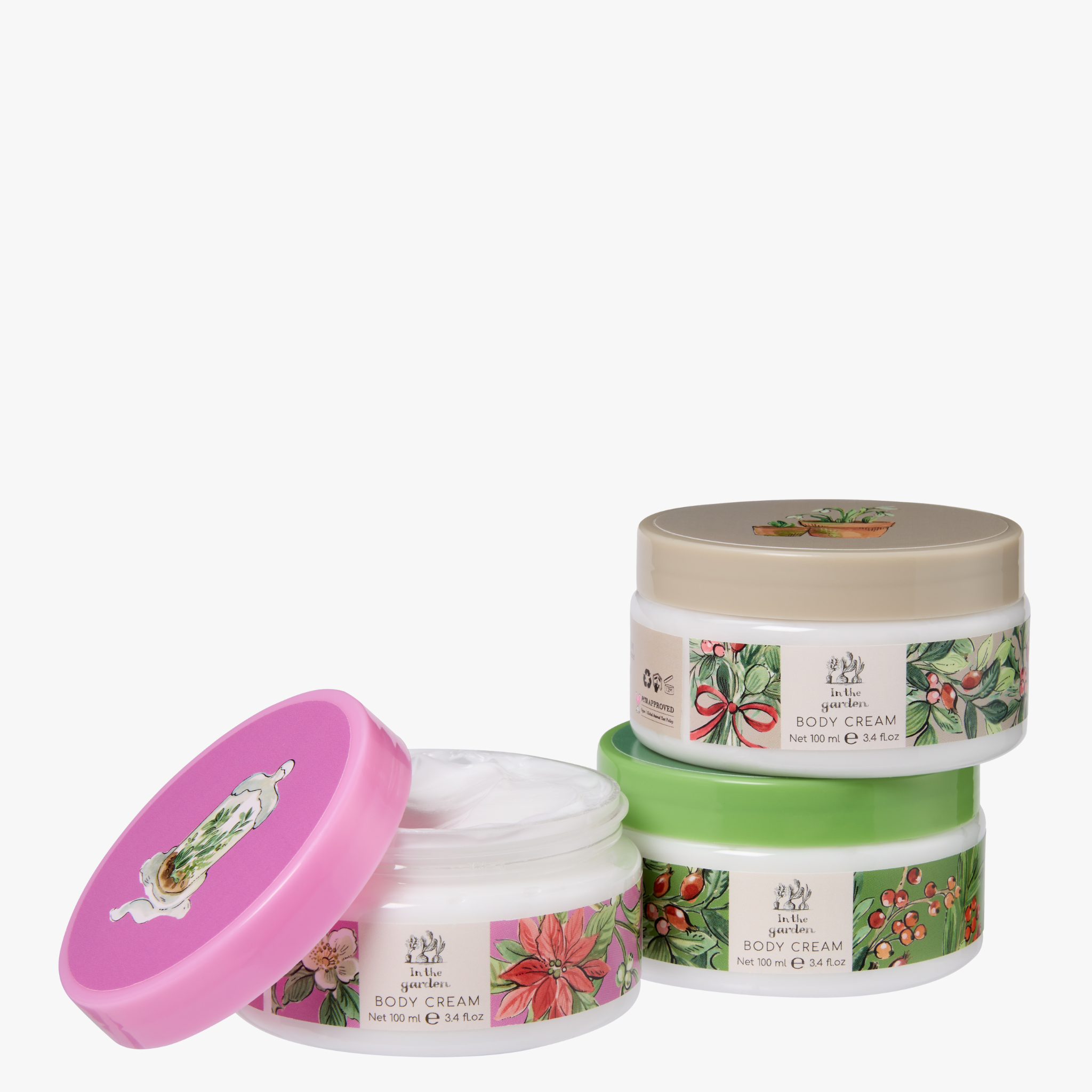 Heathcote & Ivory In the Garden Assorted Fragrance Body Creams