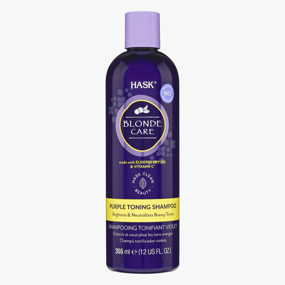 Hask Blonde Care Purple Toning Shampoo 355ml