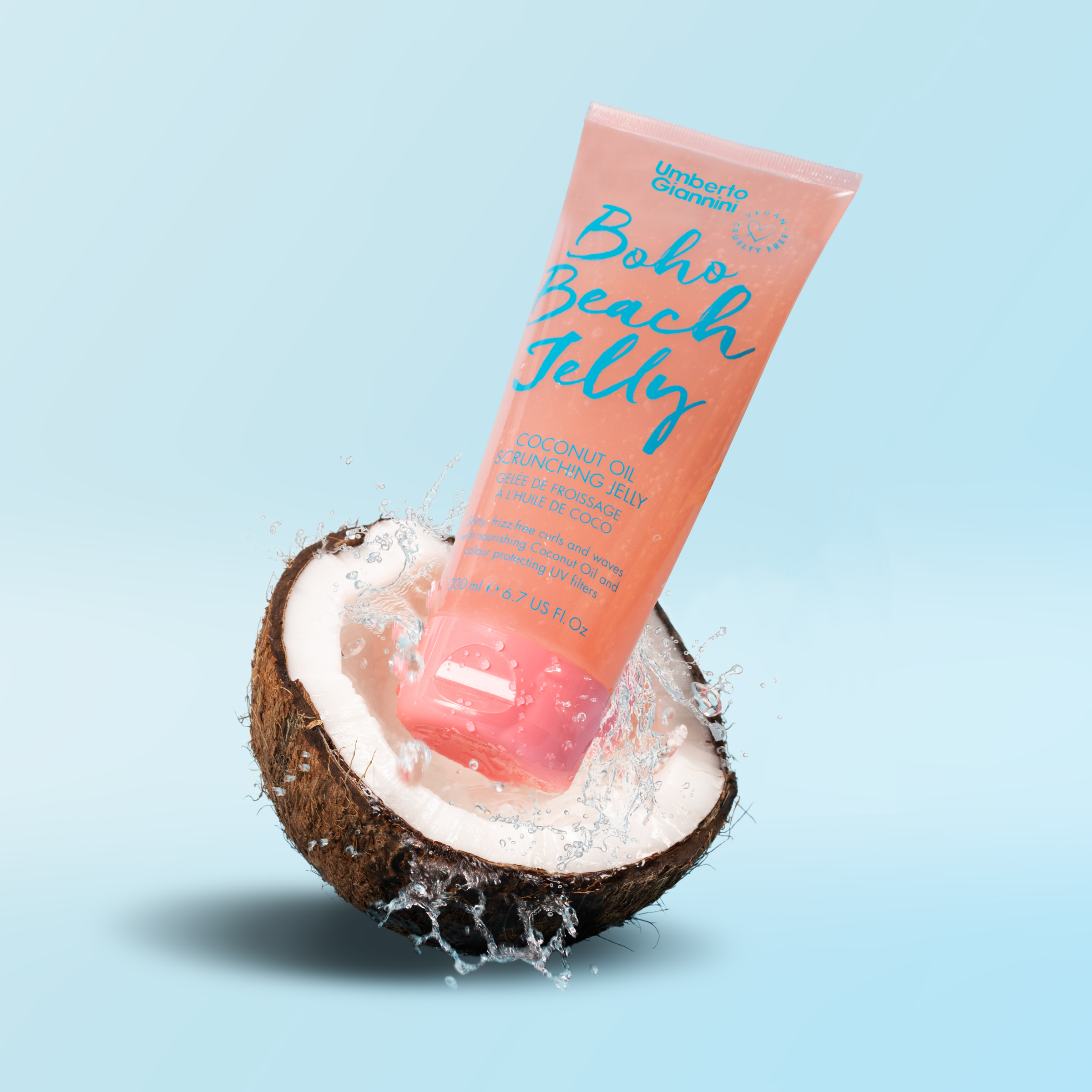 Umberto Giannini Boho Beach Jelly Coconut Oil Scrunching Jelly 200ml