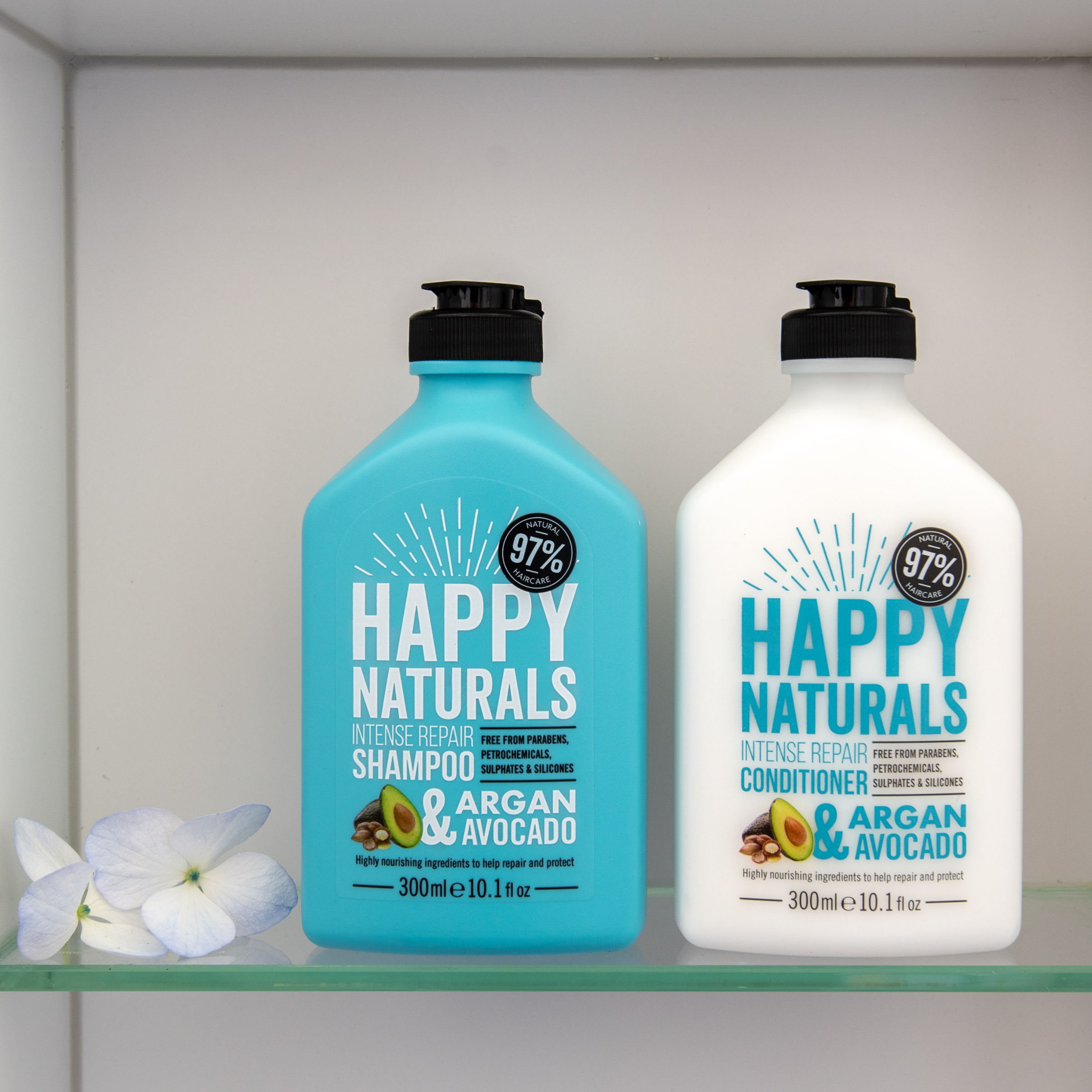 Happy Naturals Intense Repair Argan & Avocado Conditioner 300ml