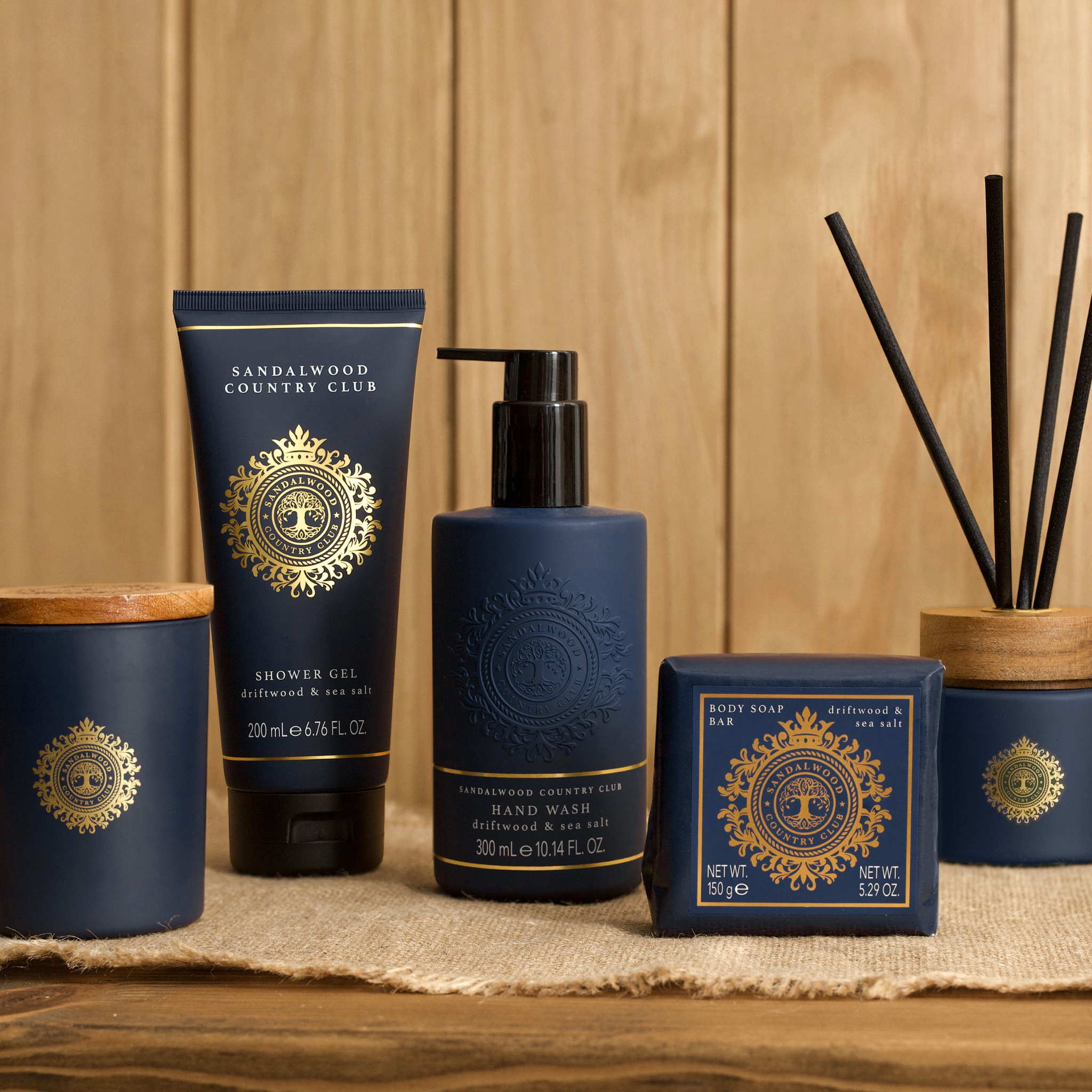 Sandalwood & Country Club Driftwood & Sea Salt Hand Wash 300ml
