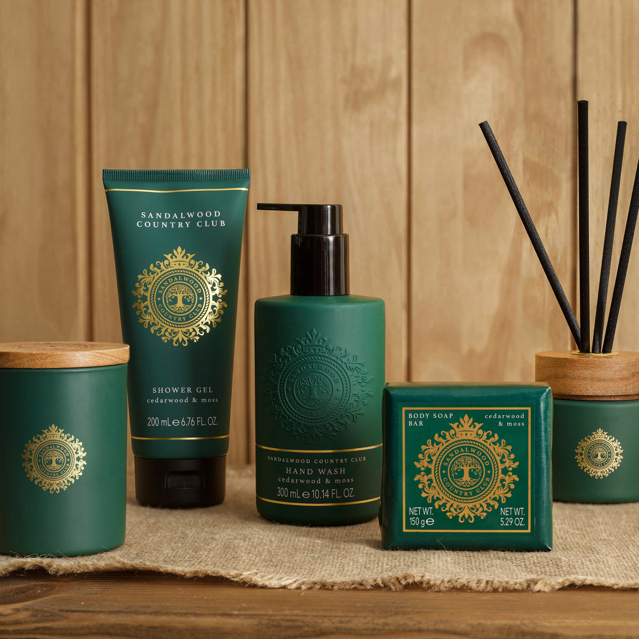 Sandalwood & Country Club Cedarwood & Moss Soap 150g