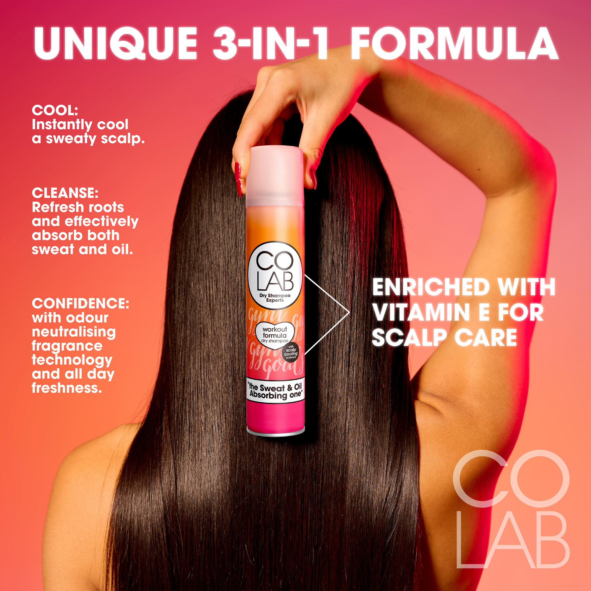 Co Lab Workout Formula Dry Shampoo 200ml