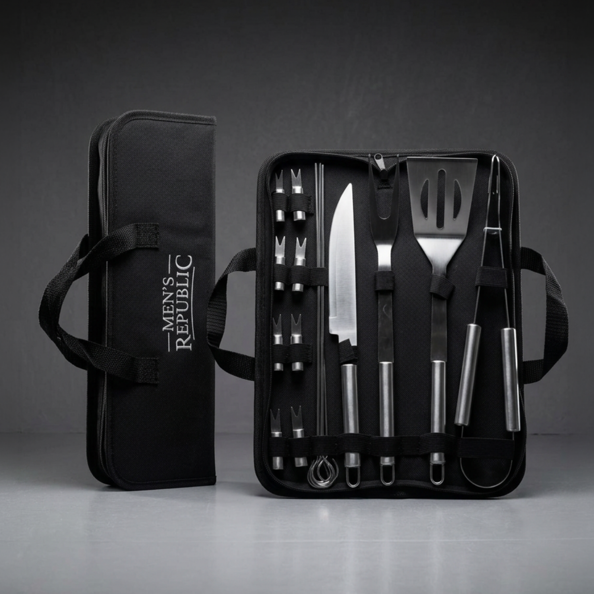 Men's Republic BBQ Set in Carry Bag