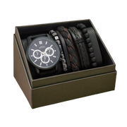 Men's Republic Watch set with 4 Bracelets