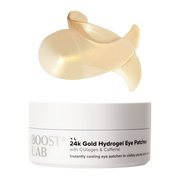 BOOST LAB 24k Gold Hydrogel Eye Patches, 30 Pairs