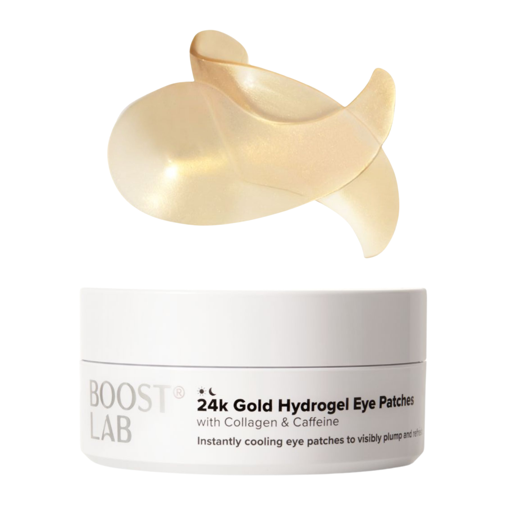 BOOST LAB 24k Gold Hydrogel Eye Patches, 30 Pairs