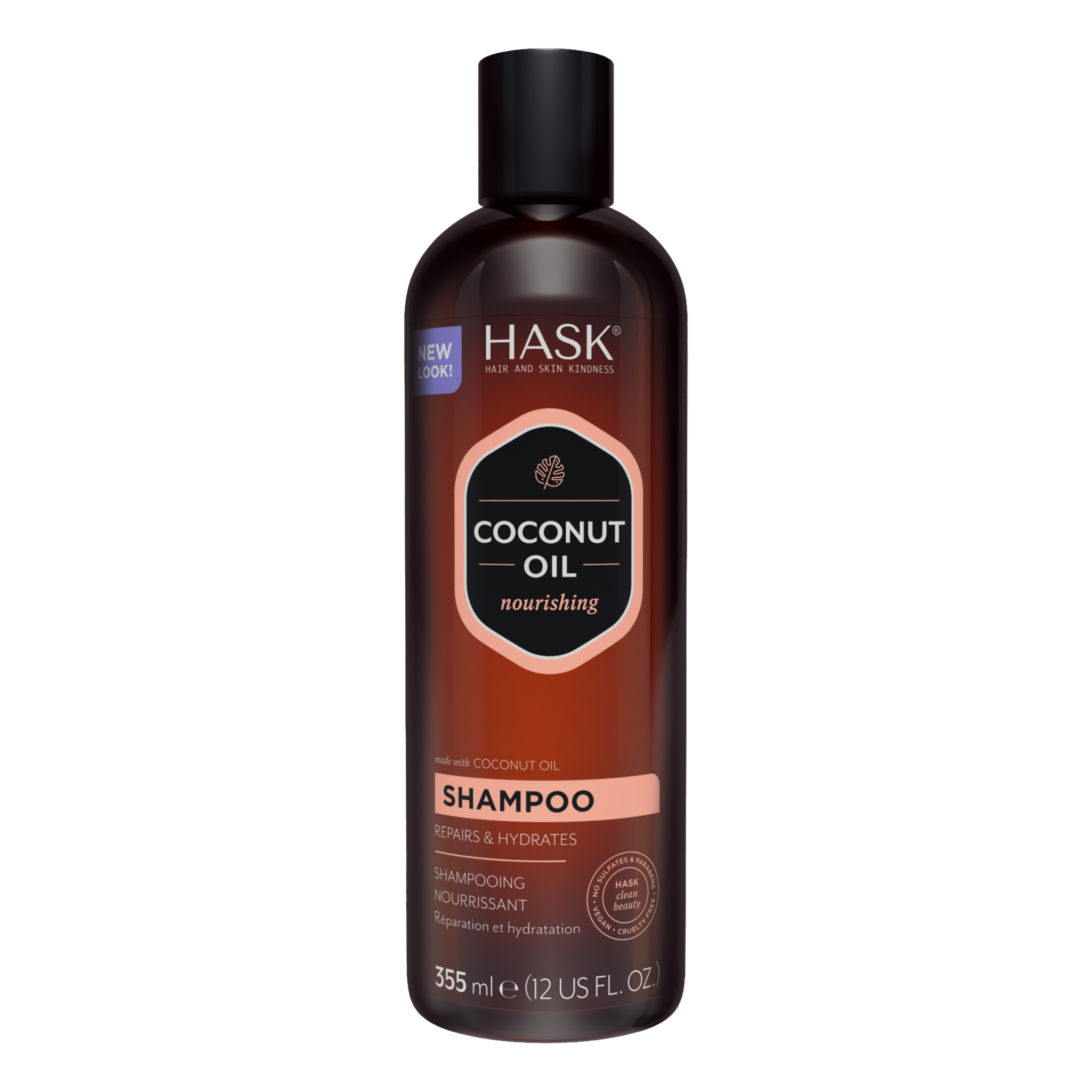 Hask Monoi Coconut Oil Nourishing Shampoo 355ml