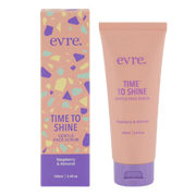 Evre Time To Shine Raspberry & Almond Gentle Face Scrub 100ml