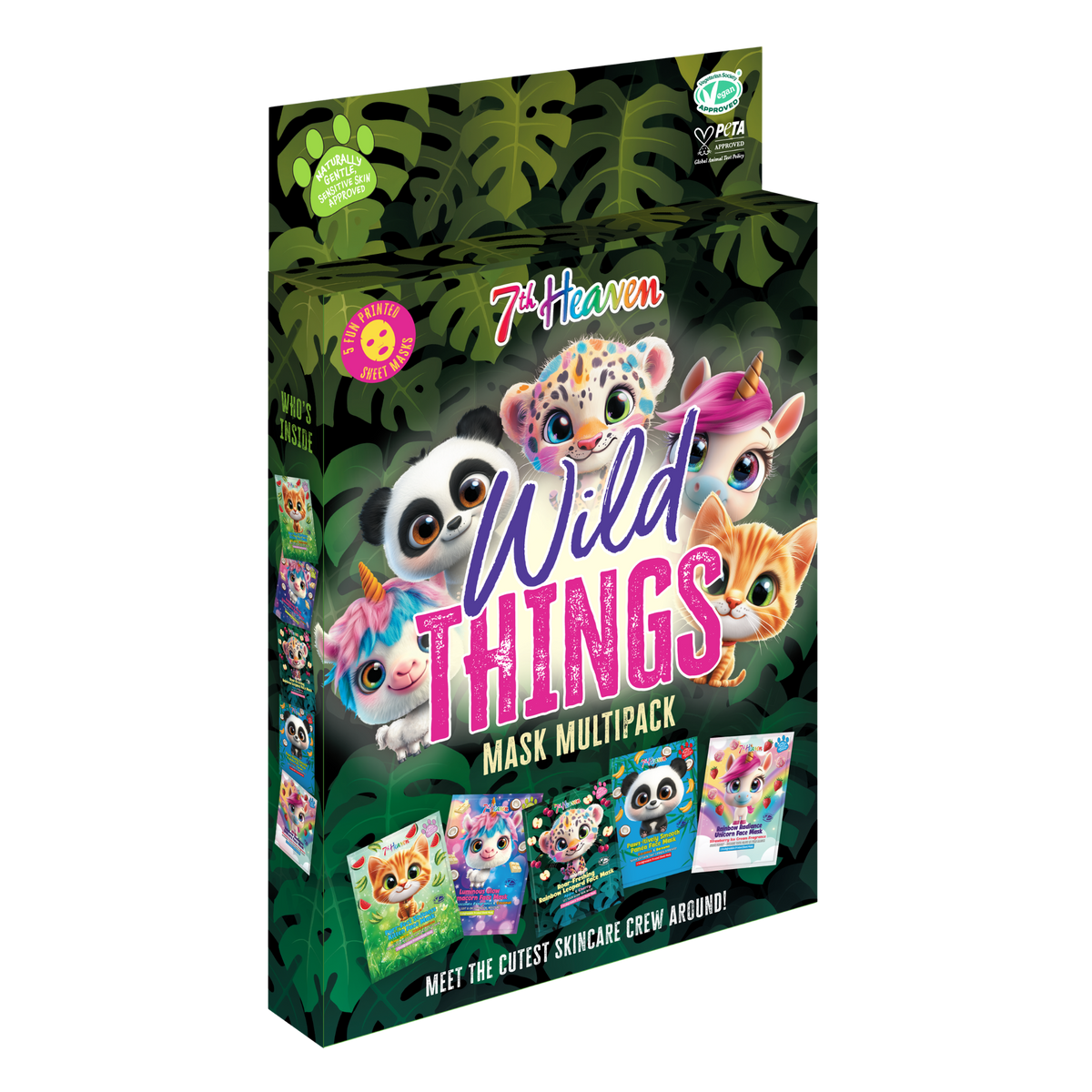 7th Heaven Wild Things Sheet Mask set