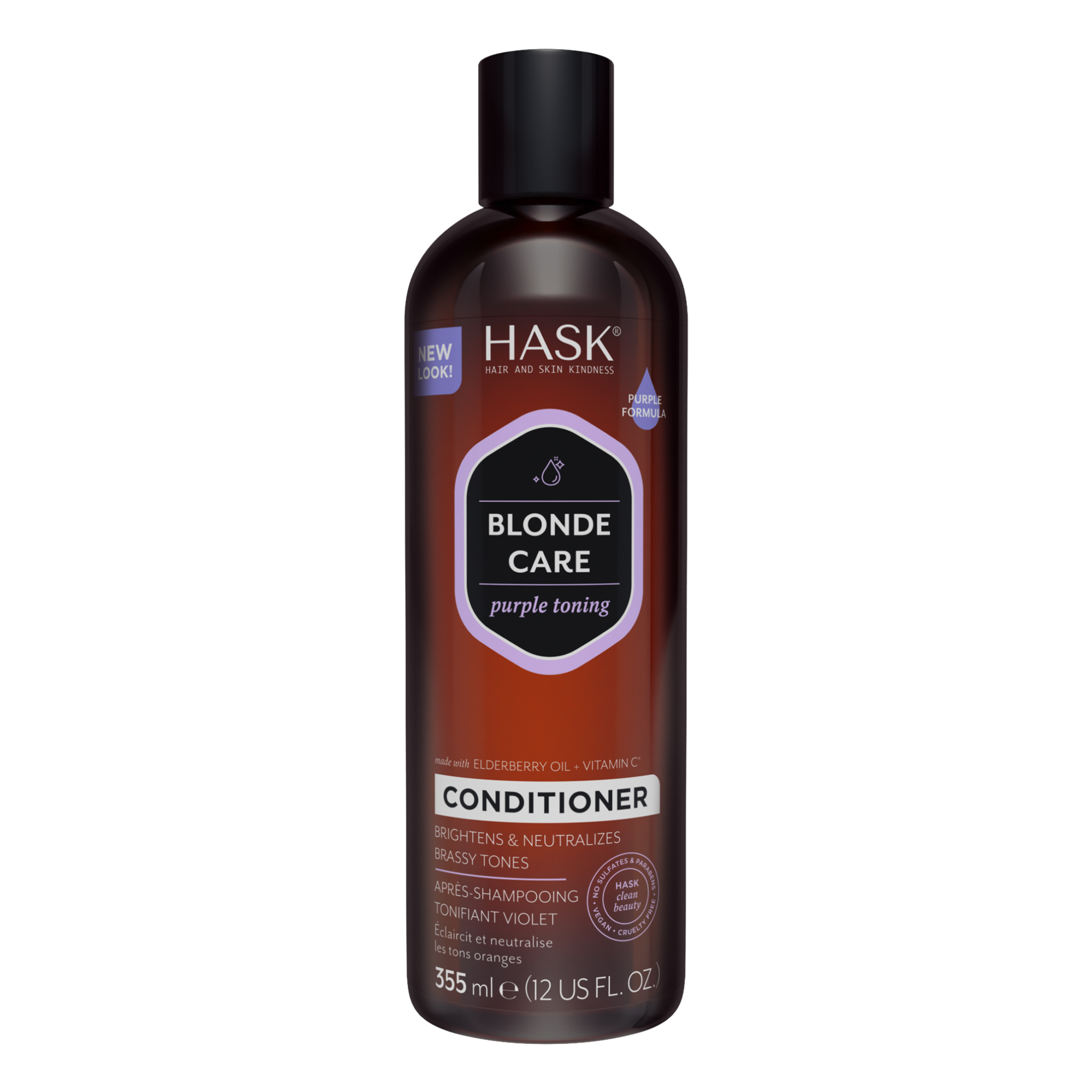 Hask Blonde Care Purple Toning Conditioner 355ml