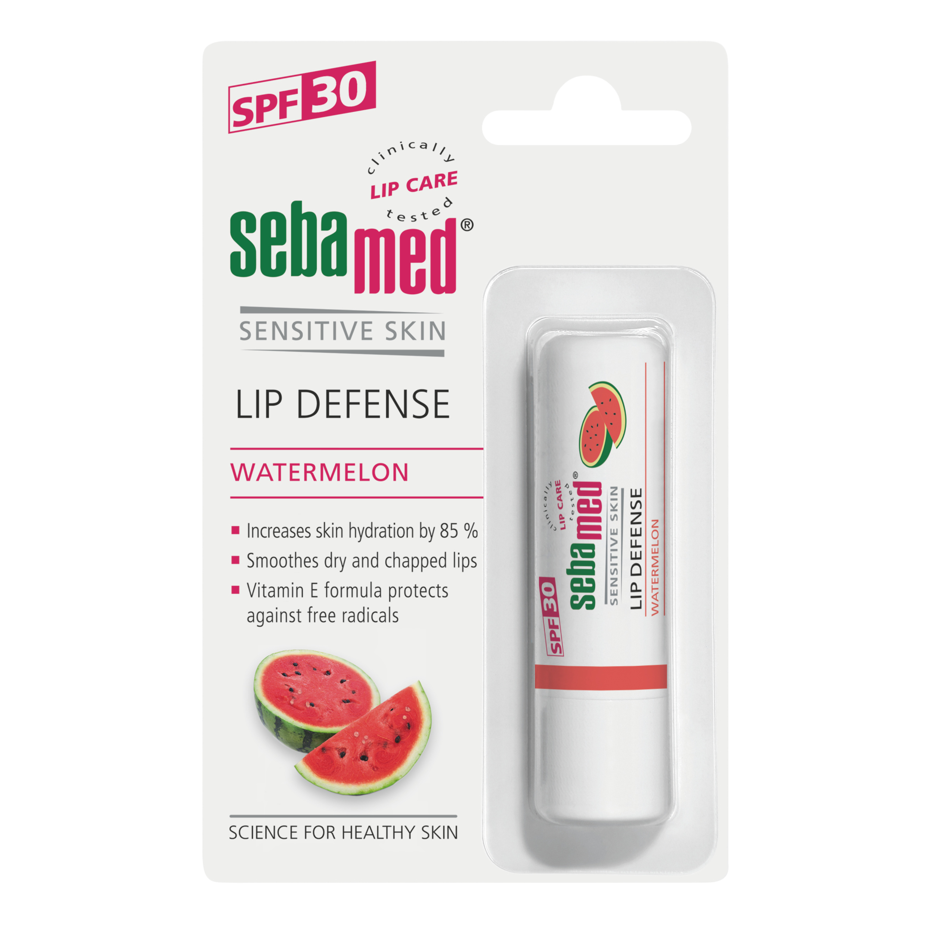 Sebamed Watermelon Lip Balm SPF30