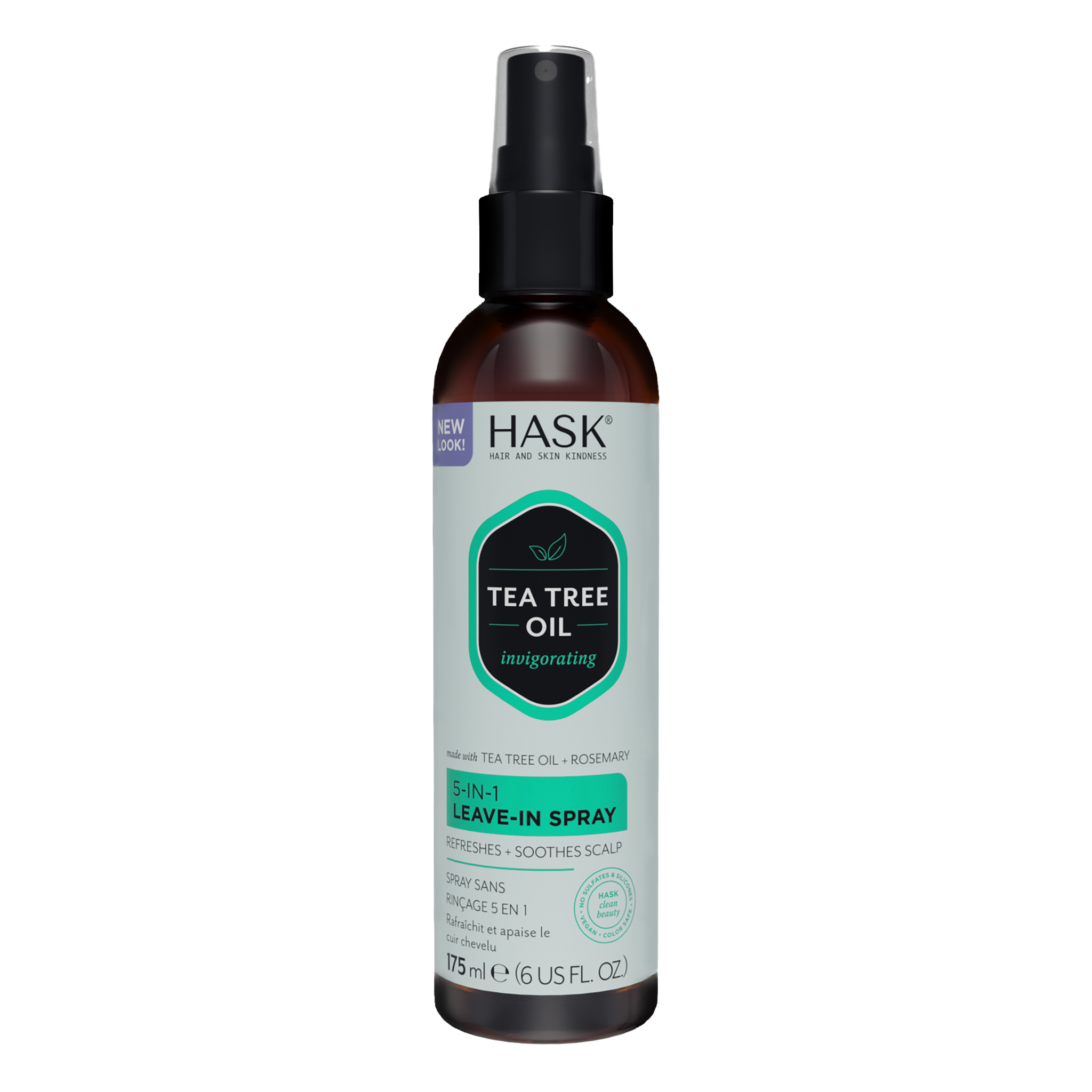 Hask Tea Tree Oil & Rosemary Invigorating 5-in-1 Leave-In Spray 175ml