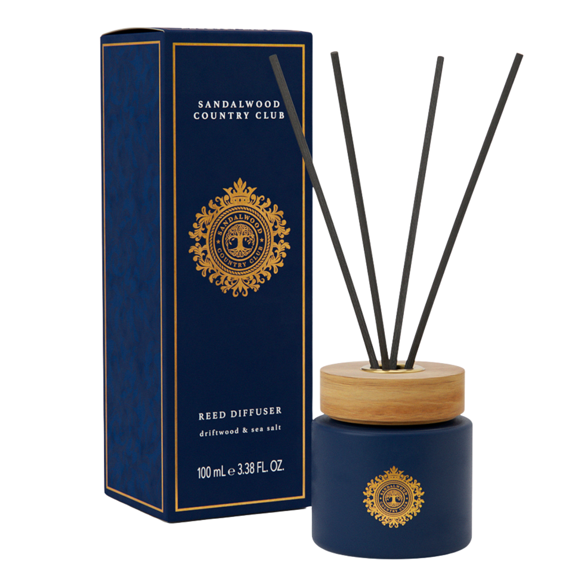 Sandalwood Country Club Driftwood & Sea Salt Diffuser 100ml