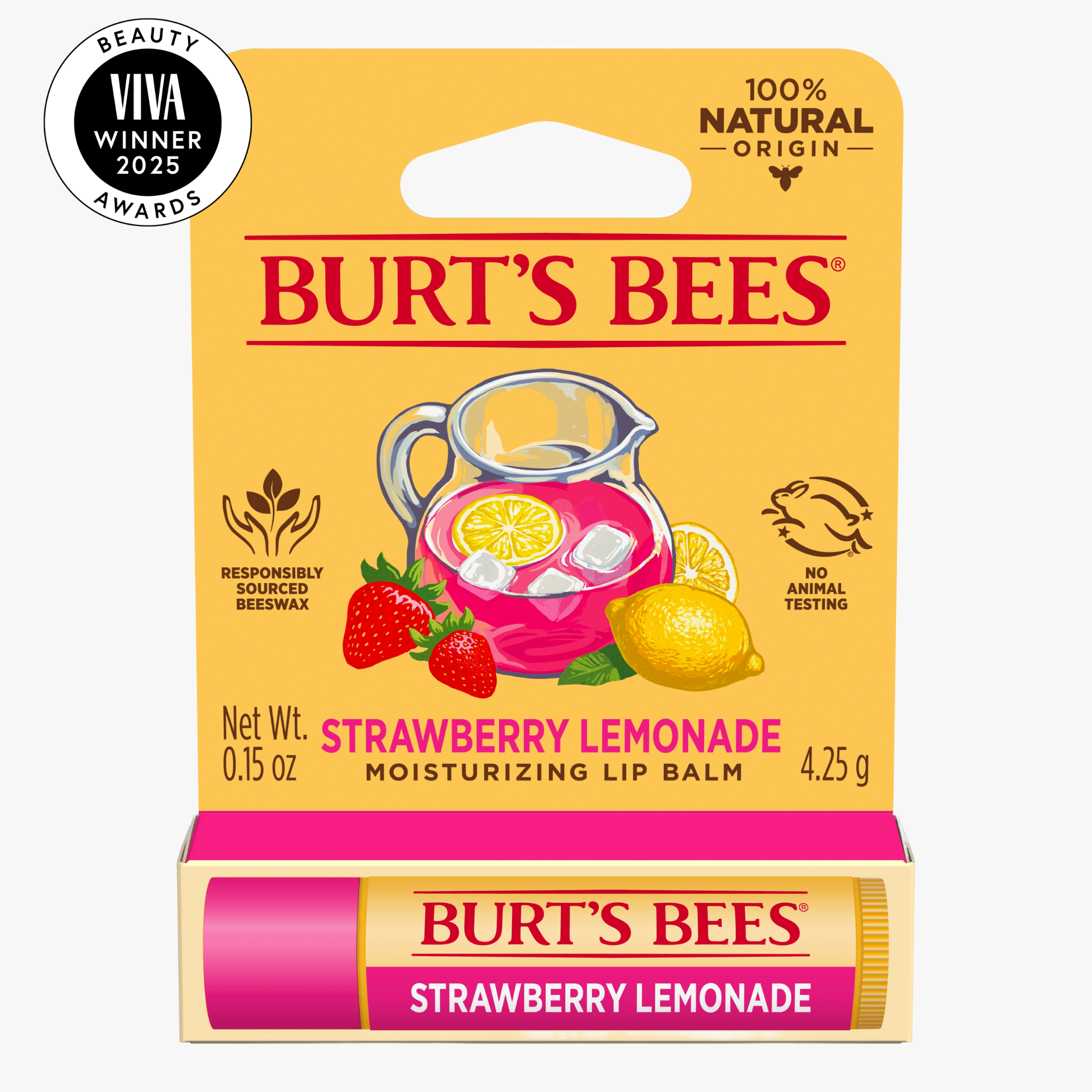 Burt's Bees Strawberry Lemonade Lip Balm 4.25g