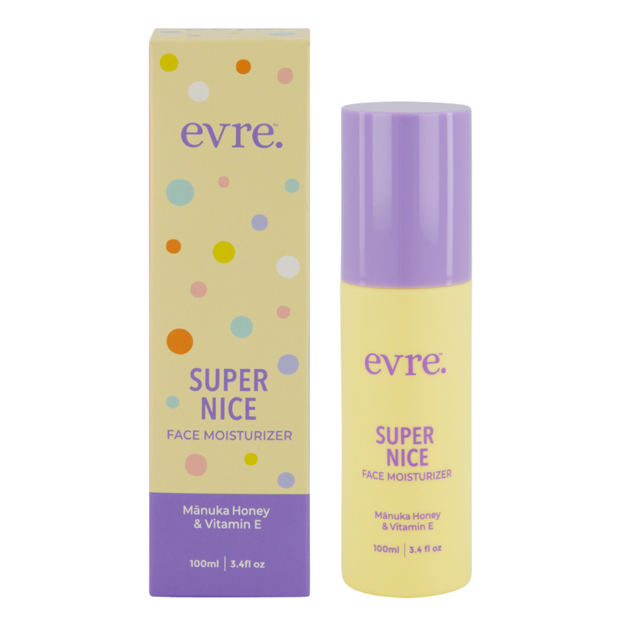 Evre Super Nice Mānuka Honey & Vitamin E Face Moisturiser
