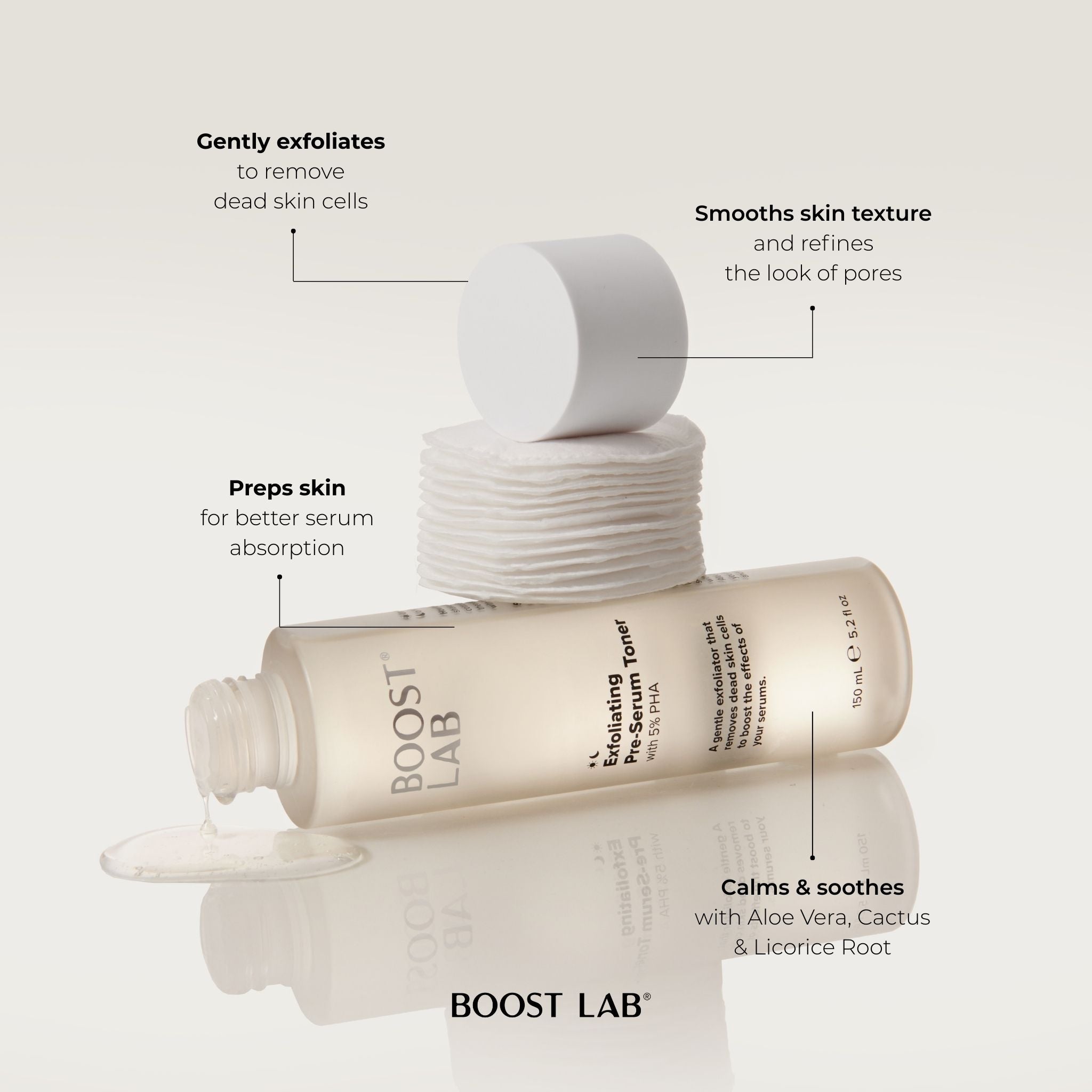 BOOST LAB Exfoliating Pre-Serum Toner 150ml