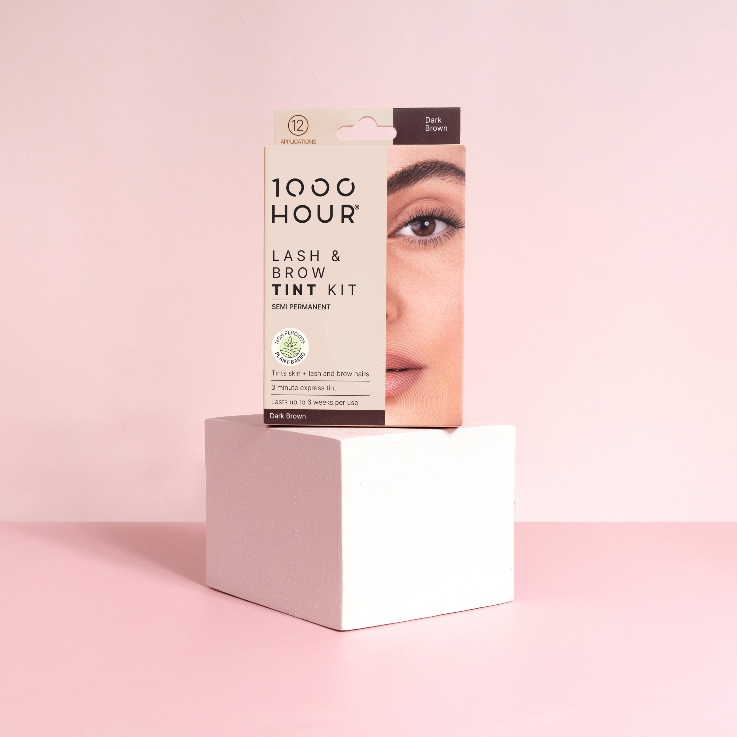 1000 Hour Lash & Brow Tint Kit Dark Brown