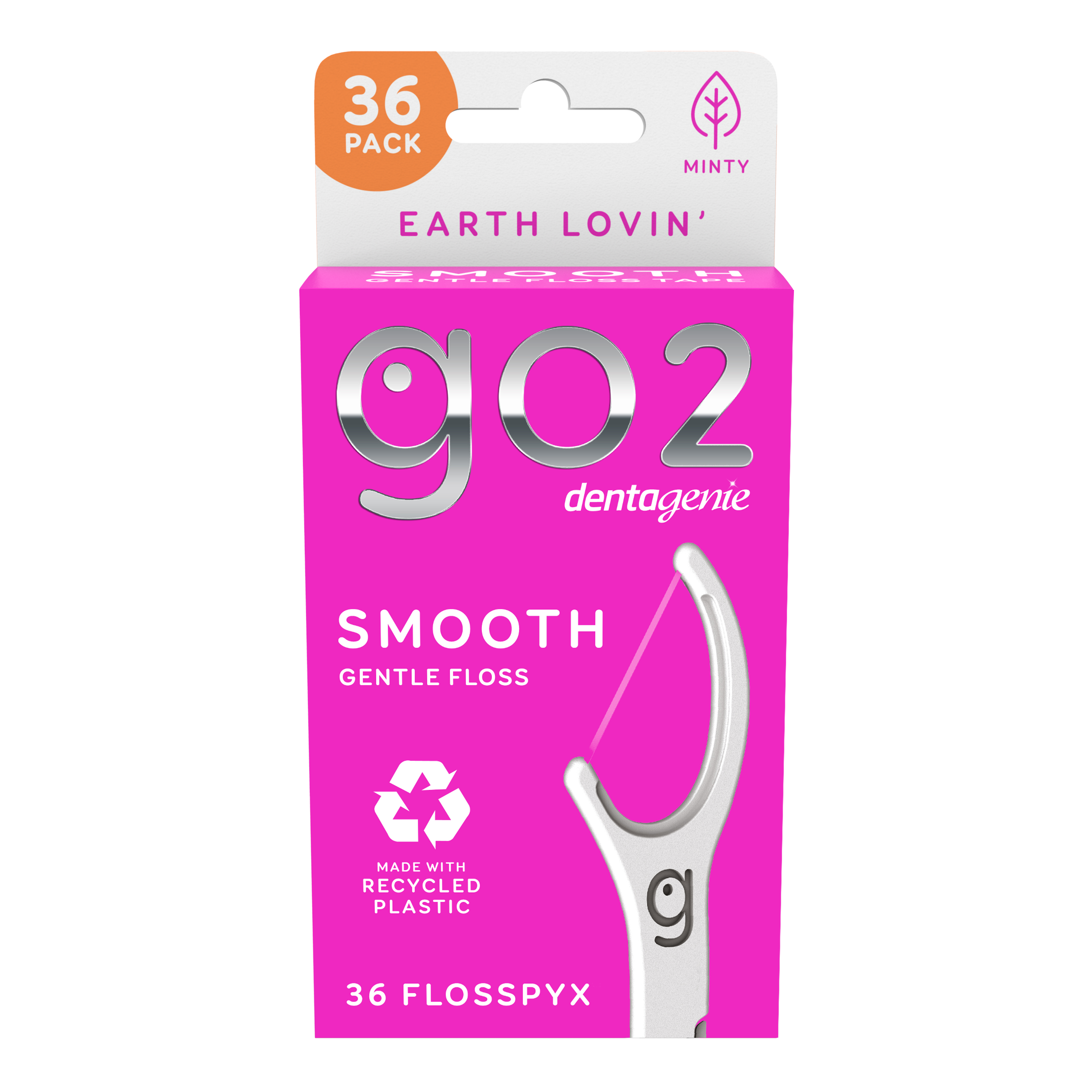 Go2 Dentagenie Flosspyx - Smooth