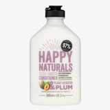 Happy Naturals Sleek + Smooth Keratin & Plum Conditioner 300ml