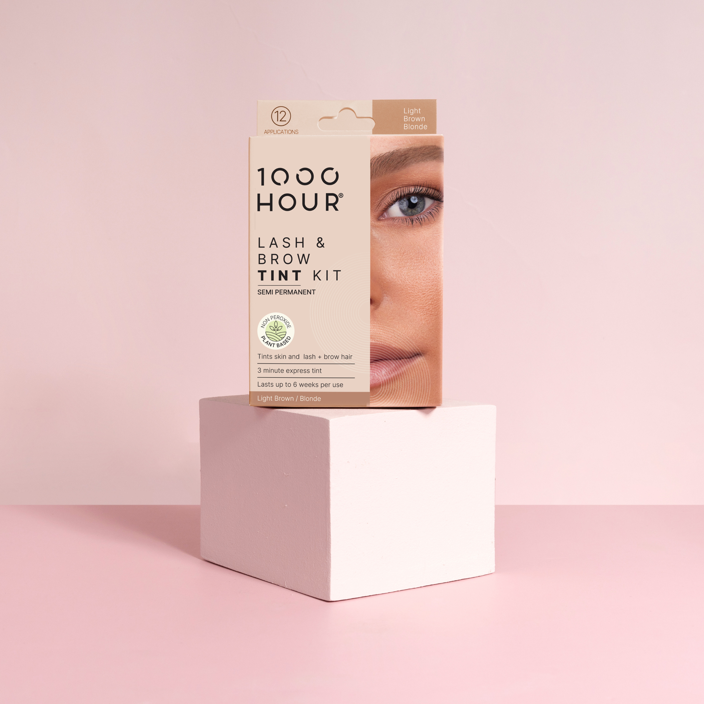 1000 Hour Lash & Brow Tint Kit Light Brown/Blonde