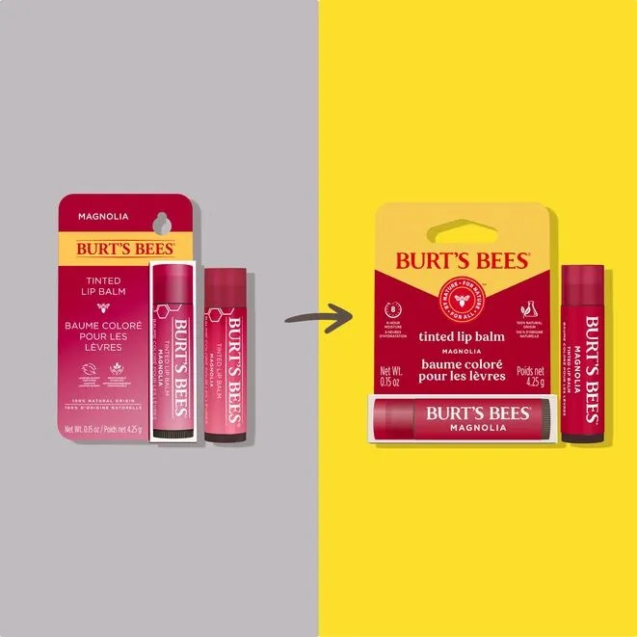 Burt's Bees Tinted Lip Balm Magnolia