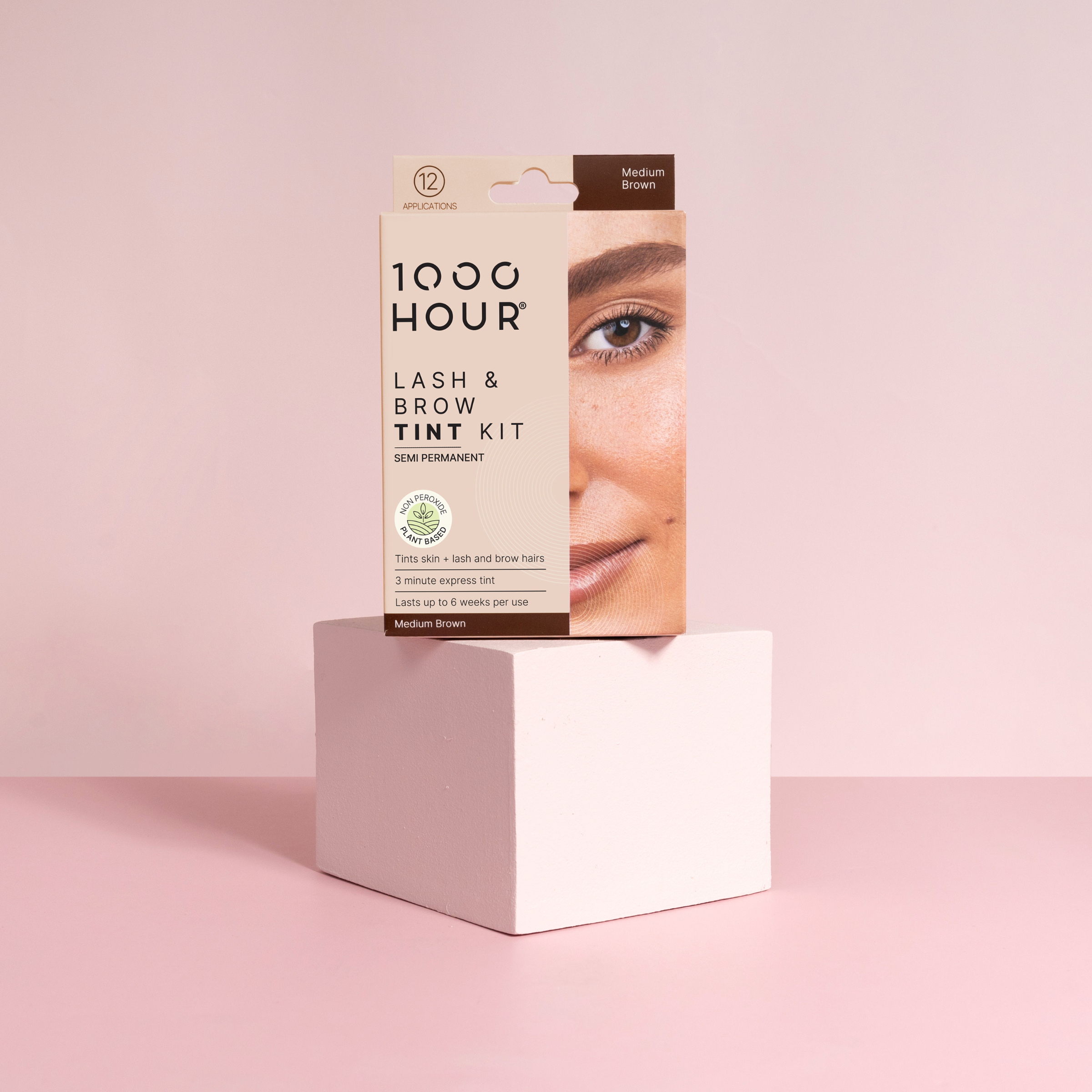 1000 Hour Lash & Brow Tint Kit Medium Brown