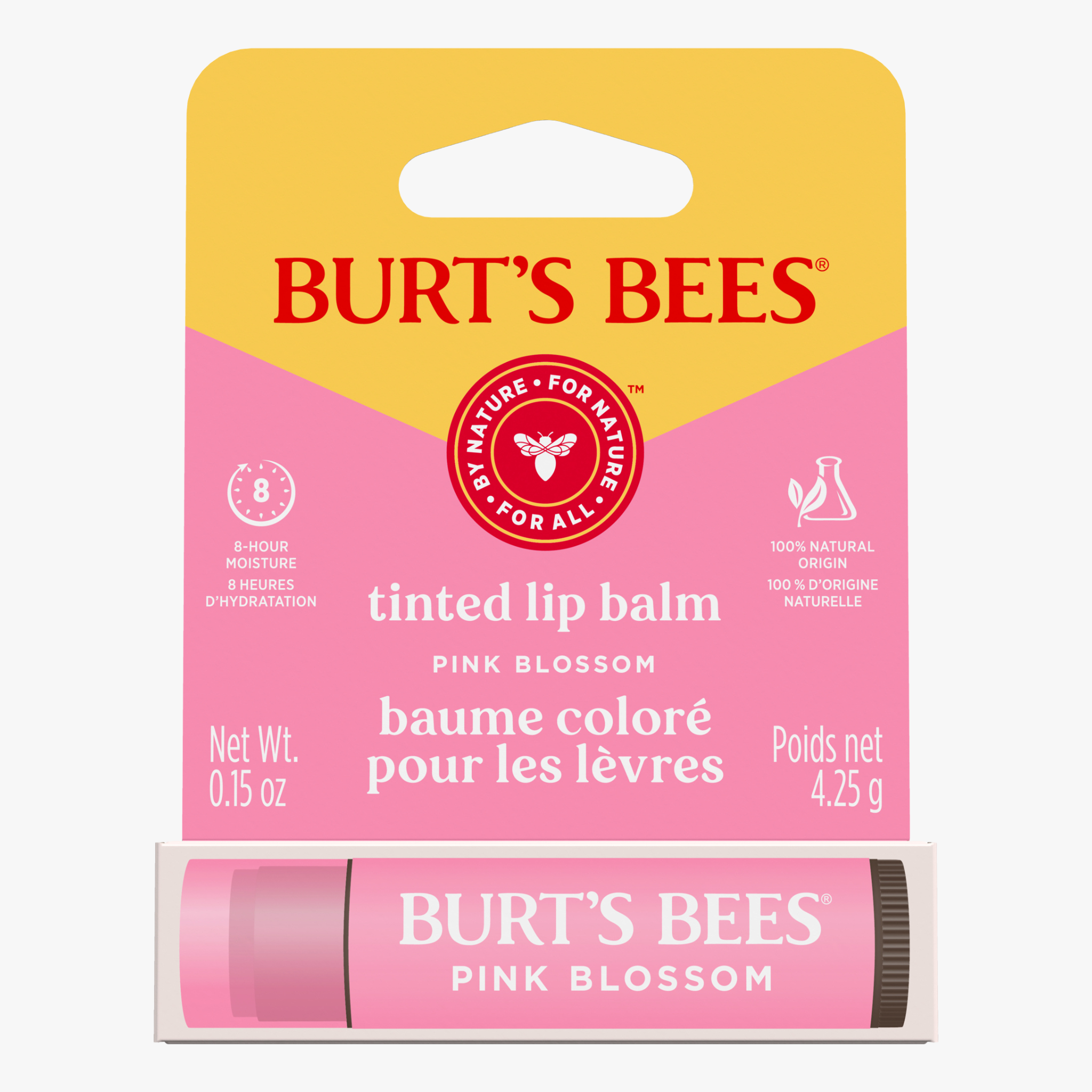 Burt's Bees Tinted Lip Balm Pink Blossom