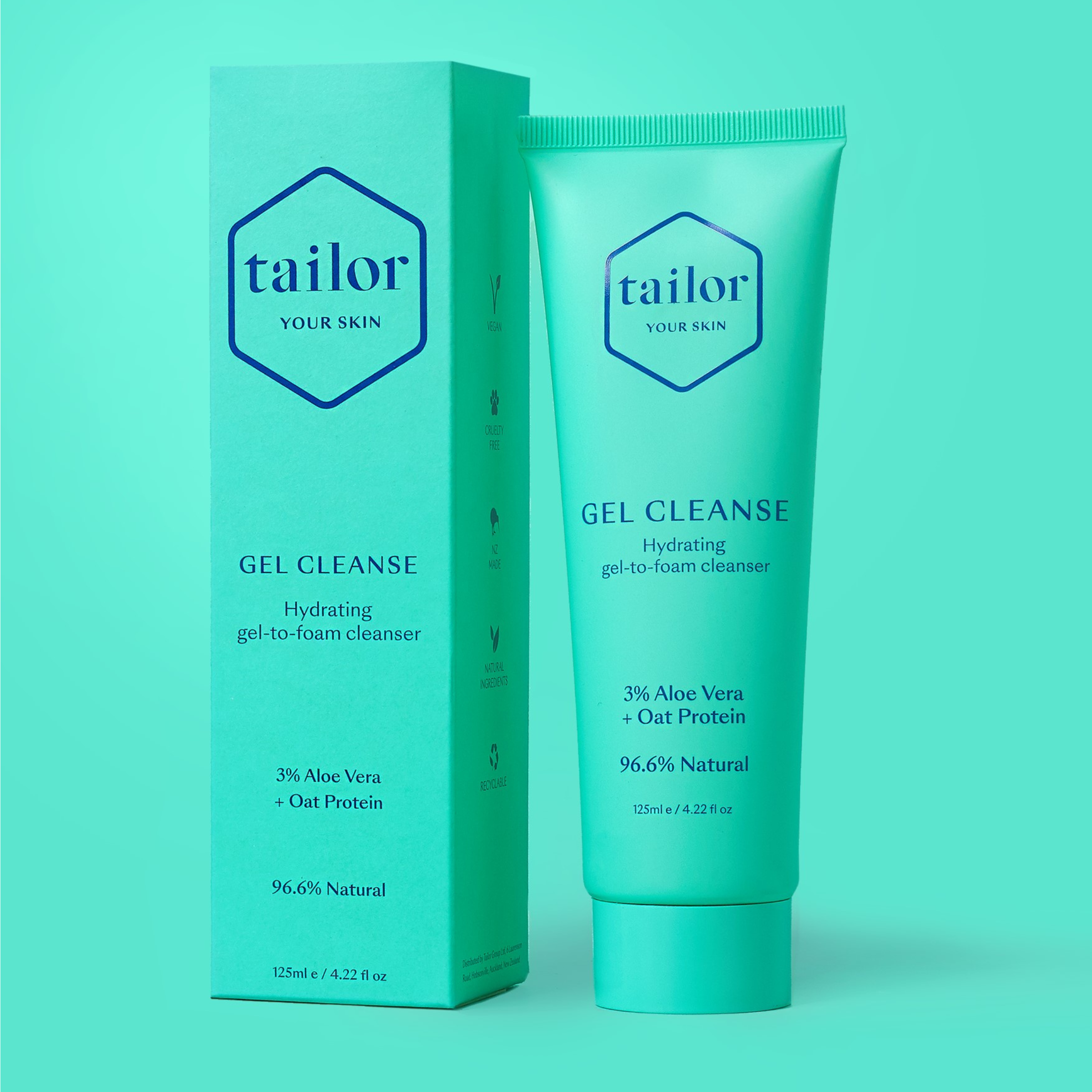 Tailor Gel Cleanse Hydrating Gel-to-Foam Cleanser 125ml