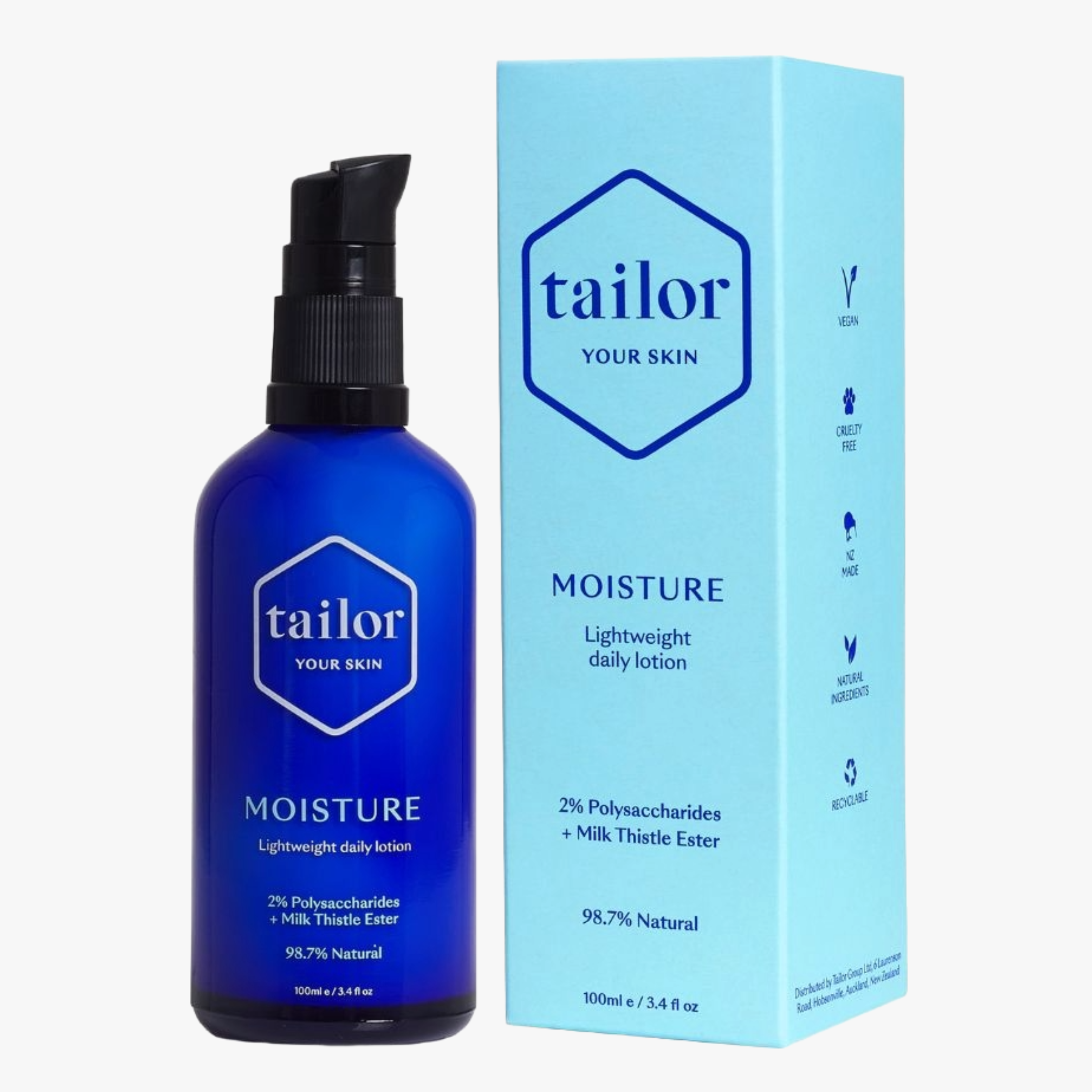 Tailor Moisture Lightweight Daily Moisturiser 100ml