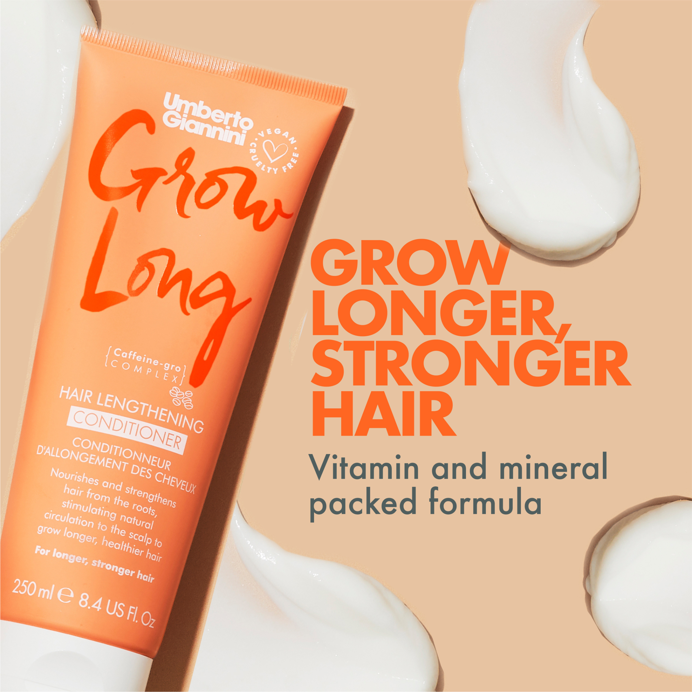 Umberto Giannini Grow Long Vegan Lengthening Conditioner 250ml