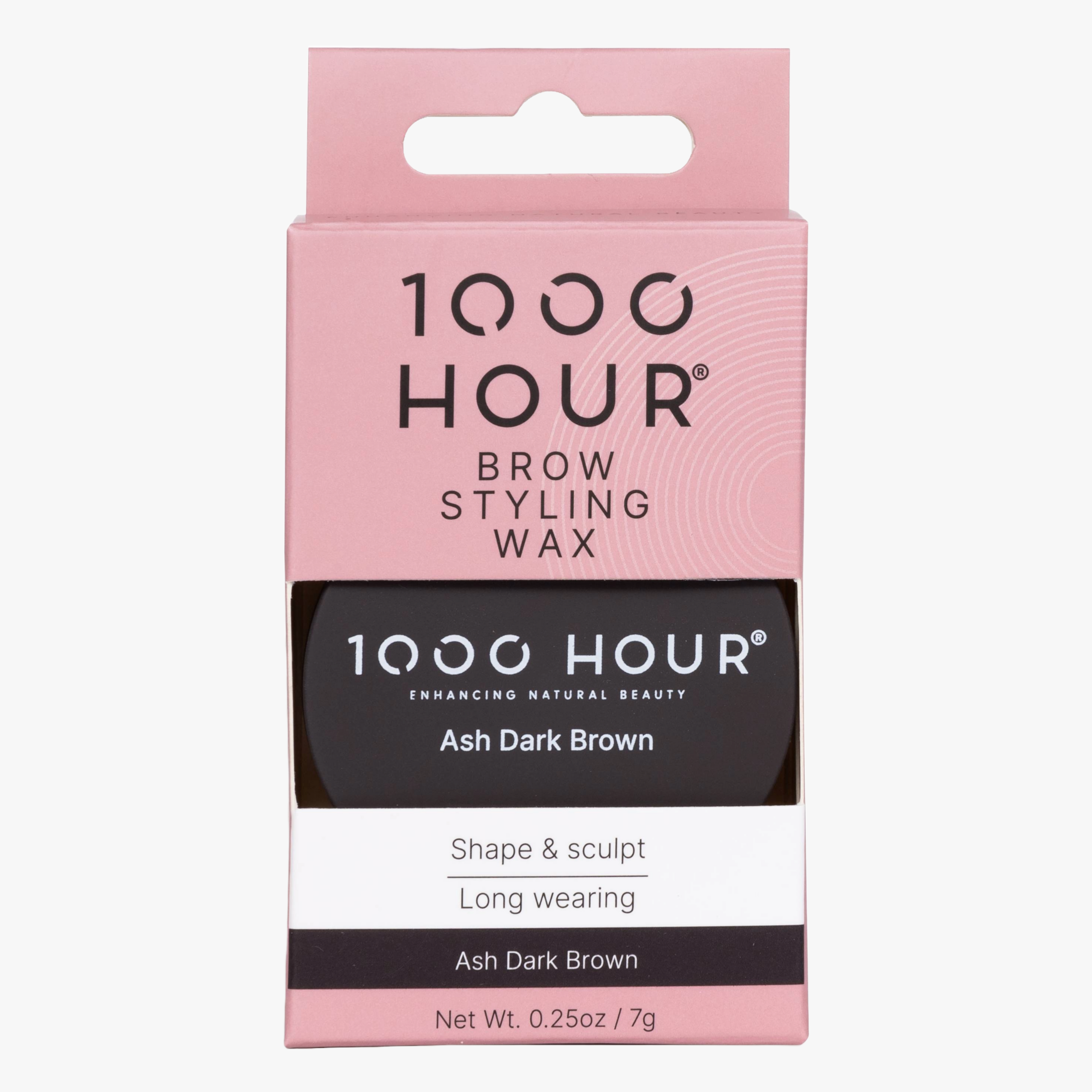 1000 Hour Brow Styling Wax Ash Dark Brown 7g