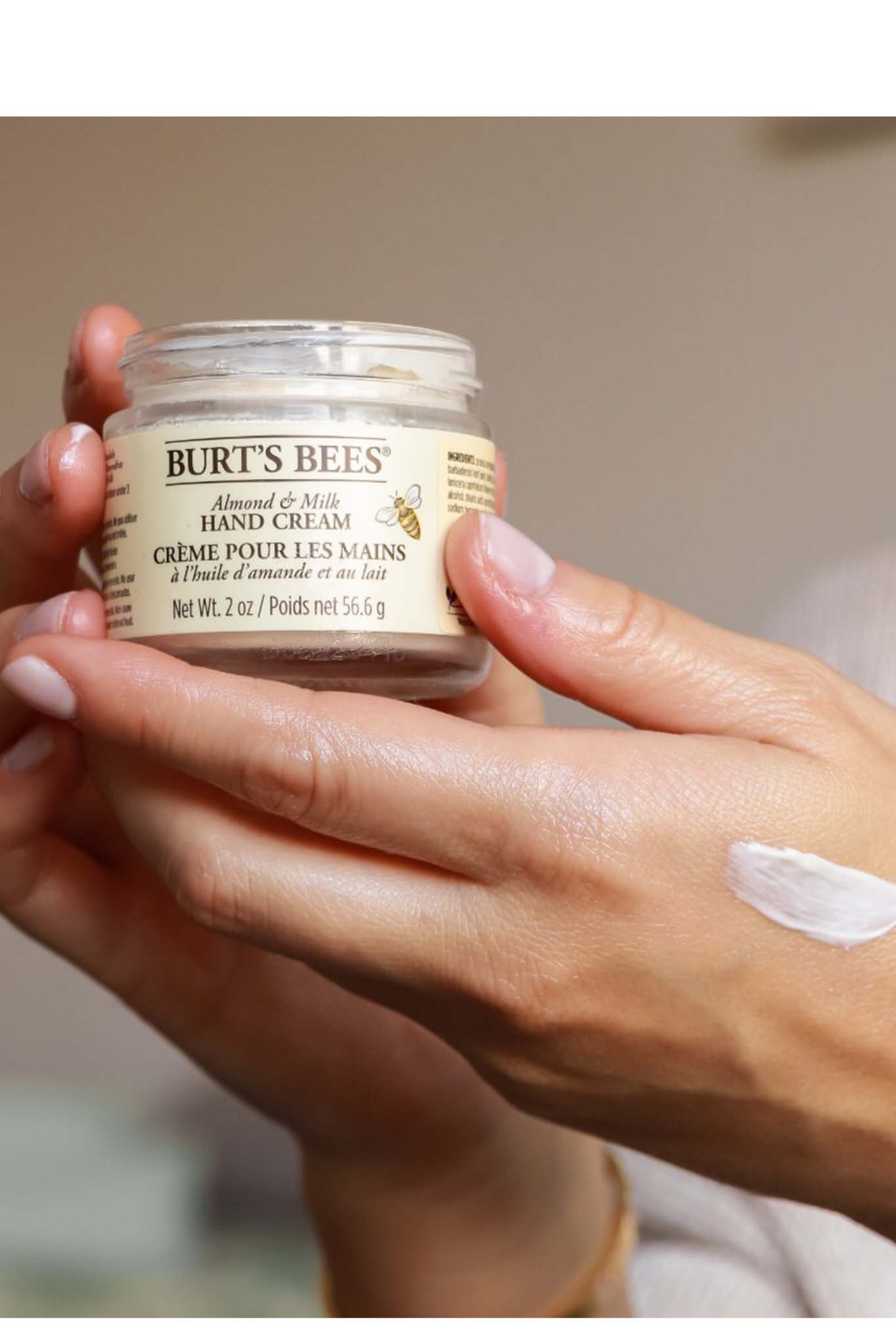 Burt's bees almond discount and milk hand cream