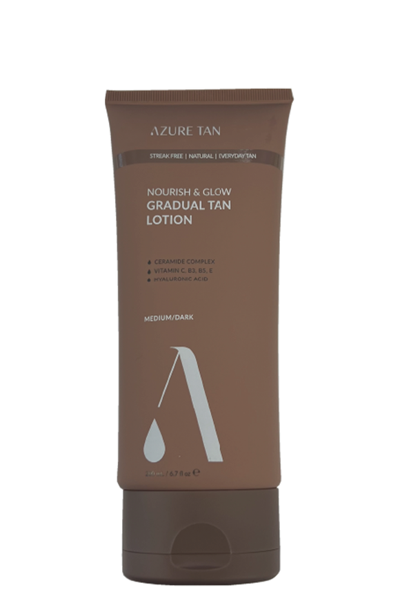 Azure Tan Nourish & Glow Gradual Tan Lotion (2 Variants)