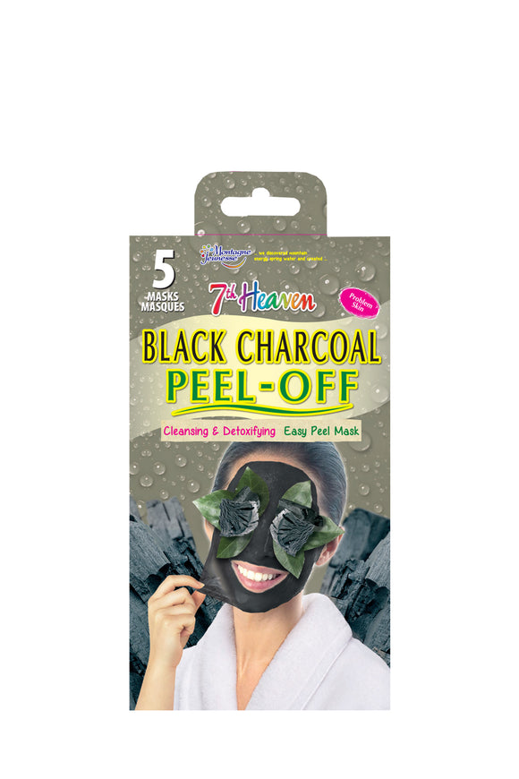 7th Heaven Black Charcoal Face Mask Gift Set - 5 Pack