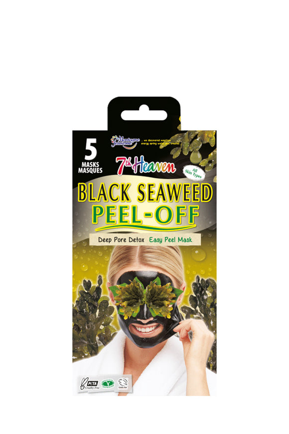 7th Heaven Black Seaweed Face Mask Gift Set - 5 Pack