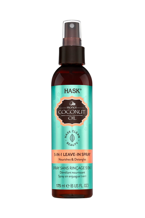Hask Monoi Coconut Oil 5-n-1 Leave In Spray 175ml