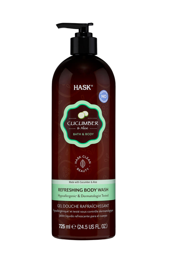 Hask Cucumber & Aloe Refreshing Body Wash 725ml