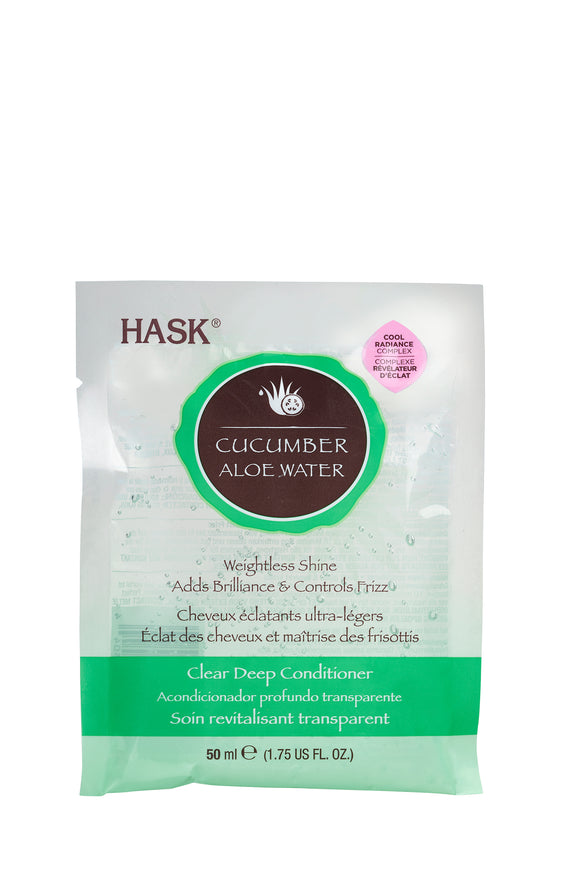 Hask Cucumber Aloe Water Clear Deep Conditioner Sachet 50ml
