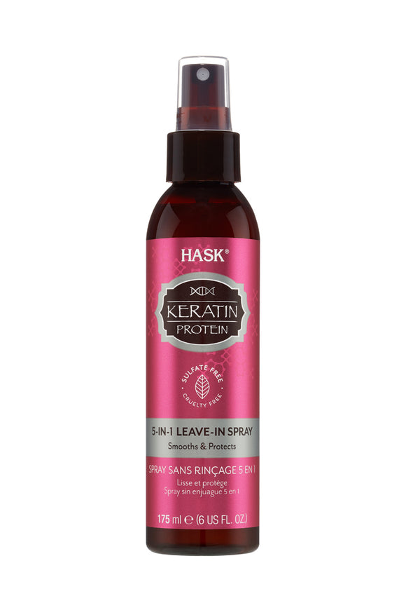 Hask Keratin Protein Smoothing 5-n-1 Leave In Spray 175ml