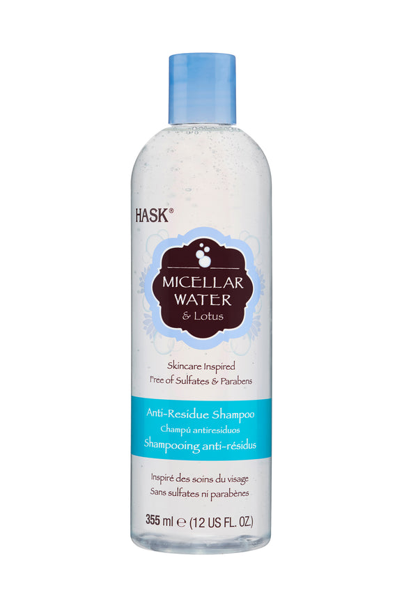 Hask Micellar Water & Lotus Shampoo 355ml