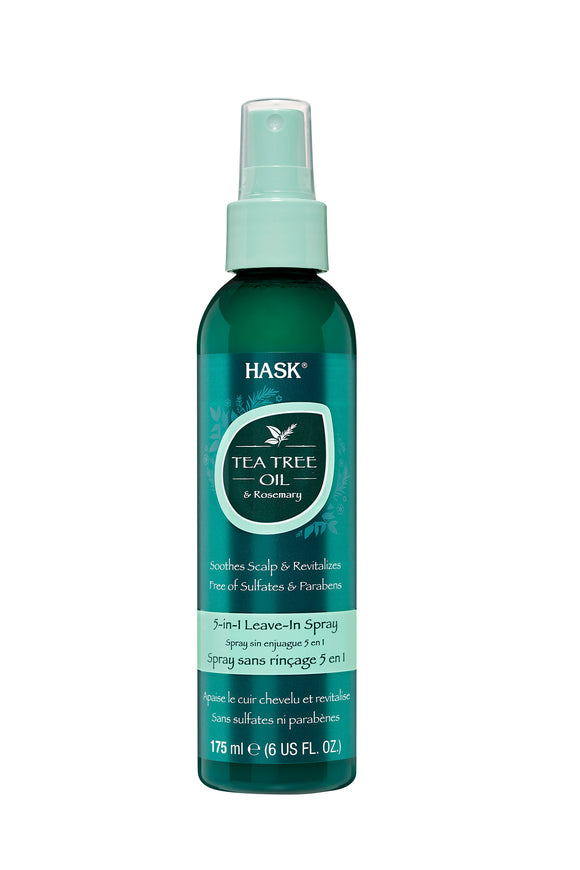 Hask Tea Tree Oil & Rosemary Invigorating 5-in-1 Leave-In Spray 175ml